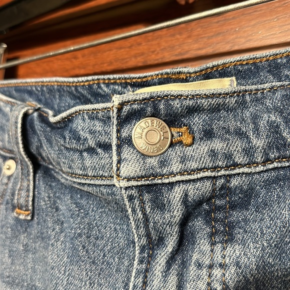 Madewell The Perfect Vintage Jean Straight Leg Denim Blue Jeans - Picture 5 of 11
